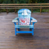 Hand Painted Adirondack Chair by Libby Reed - Image 7