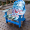 Hand Painted Adirondack Chair by Libby Reed