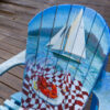 Hand Painted Adirondack Chair by Libby Reed - Image 5