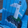 Hand Painted Adirondack Chair by Alexis Hinman - Image 5