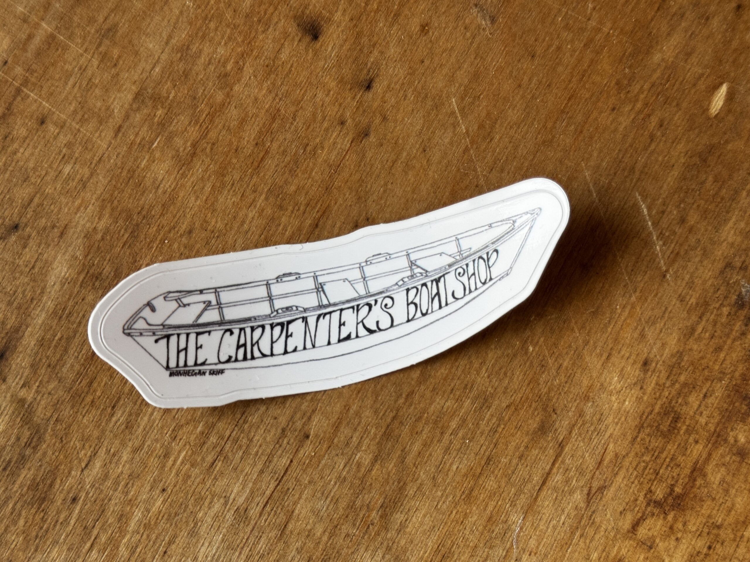 Carpenter's Boat Shop Sticker - Image 3