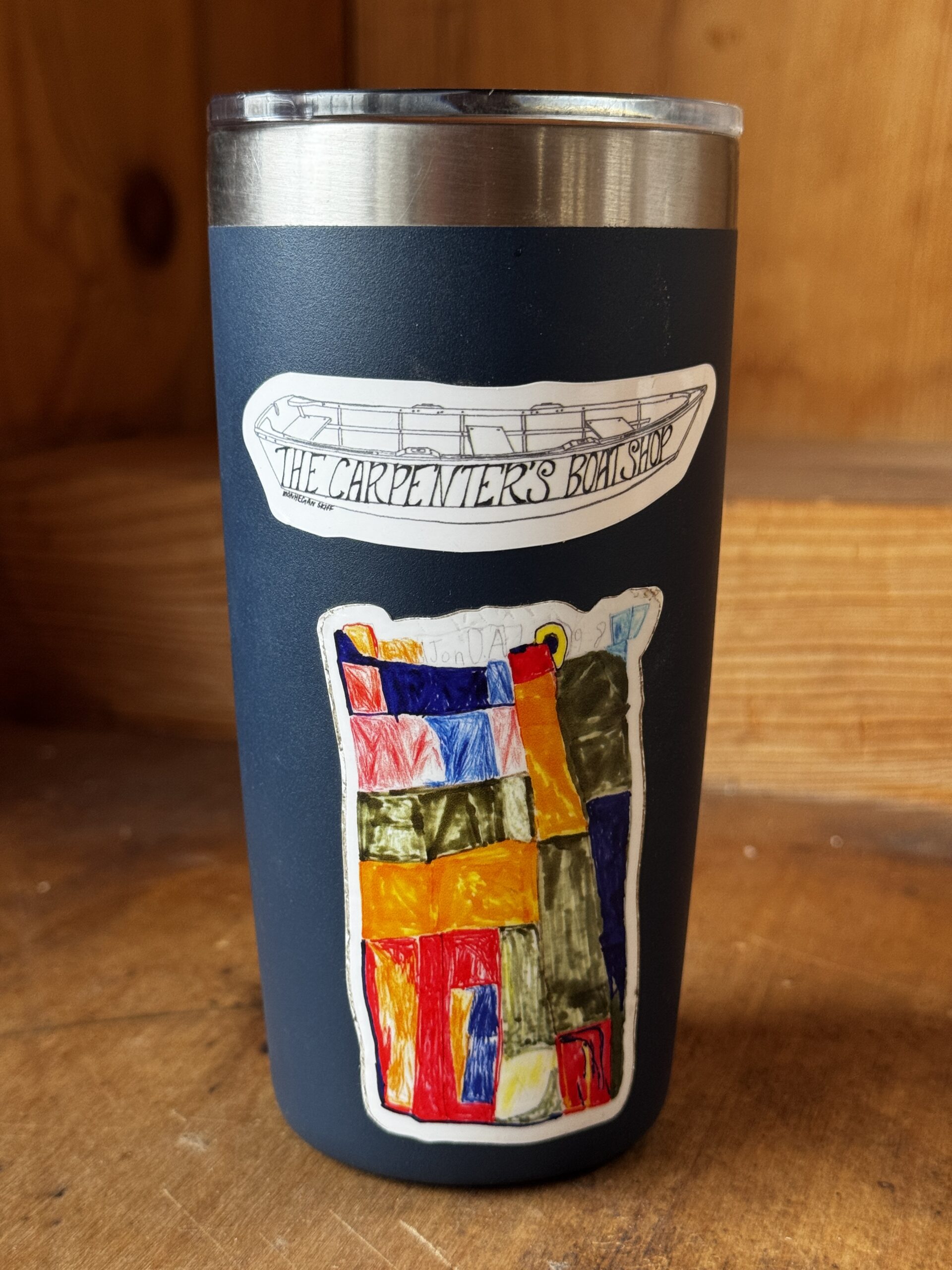 Carpenter's Boat Shop Sticker - Image 2