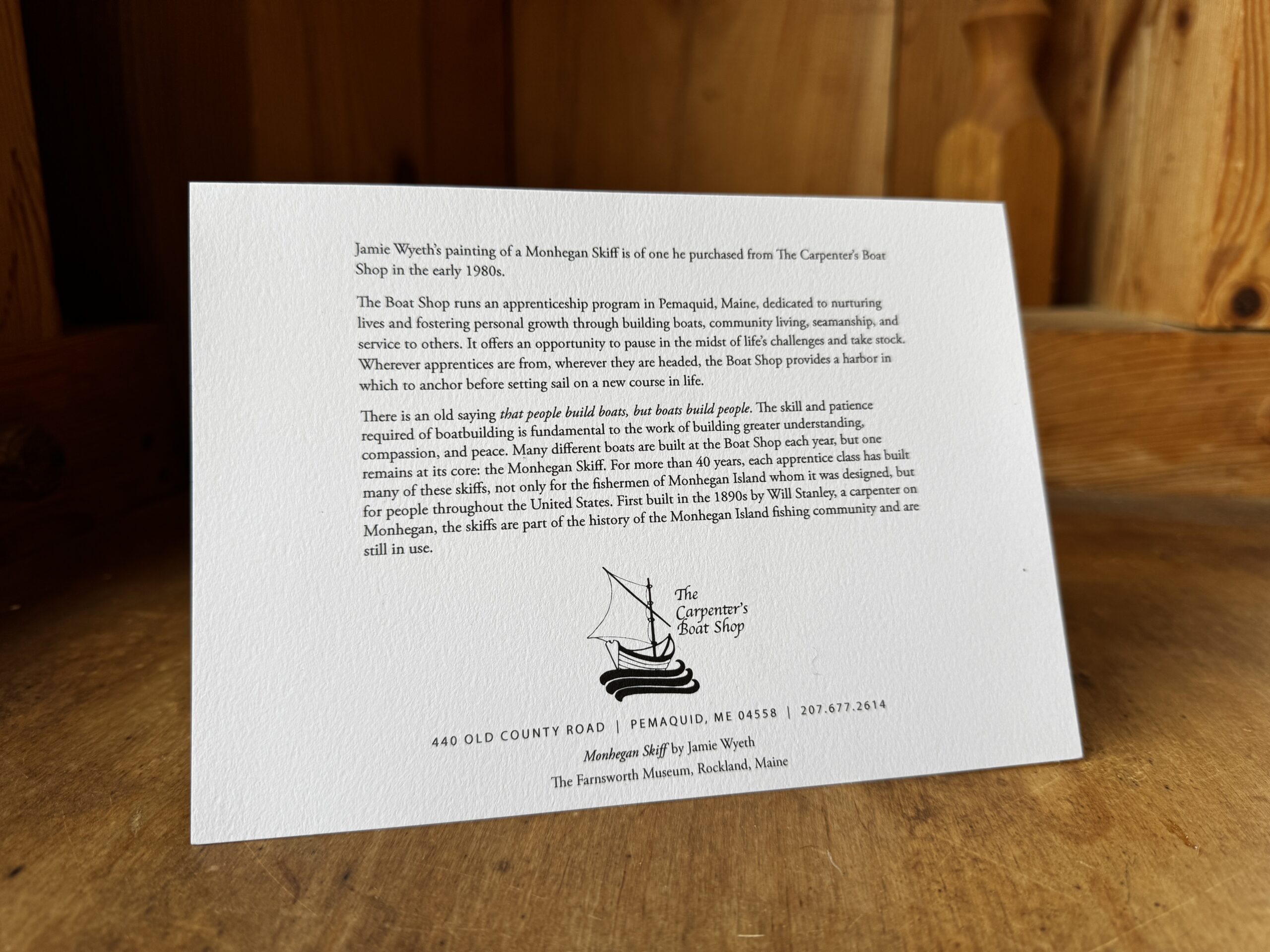 Jamie Wyeth Monhegan Skiff Set of 10 Cards - Image 2